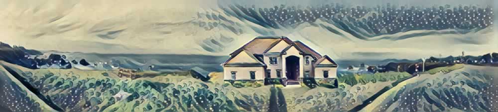 Casa junto al océano