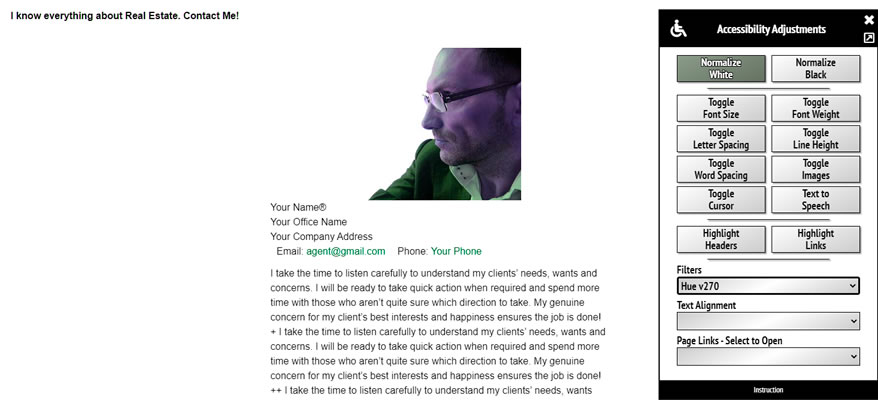 Seleccionar modo de filtro de color