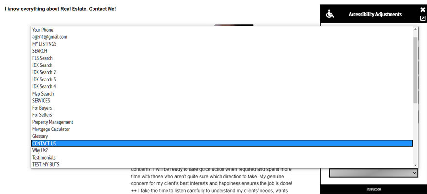 Seleccionar enlaces rápidos