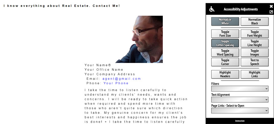 Modo de Cambio de Espaciado entre Letras